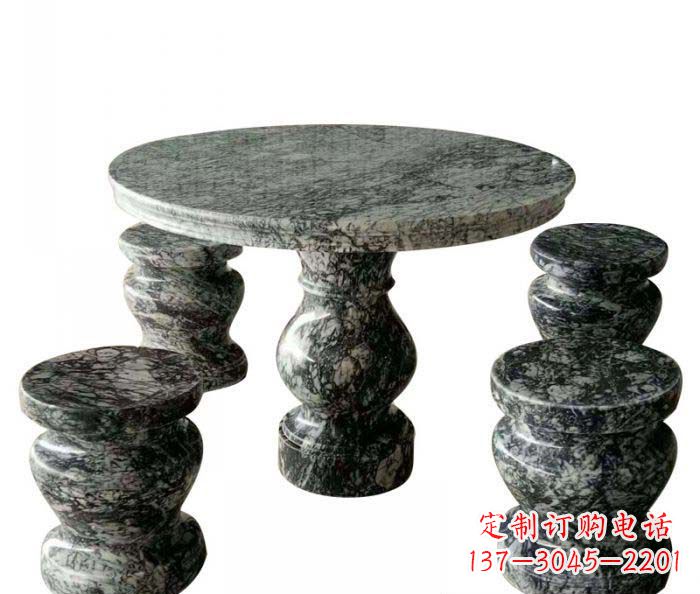 运城园林景观圆形石桌凳