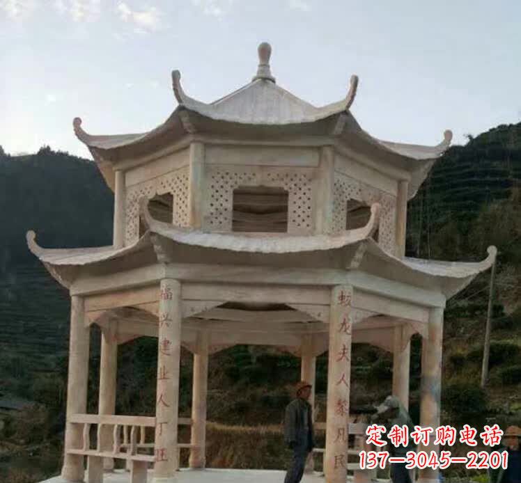 运城园林石雕凉亭