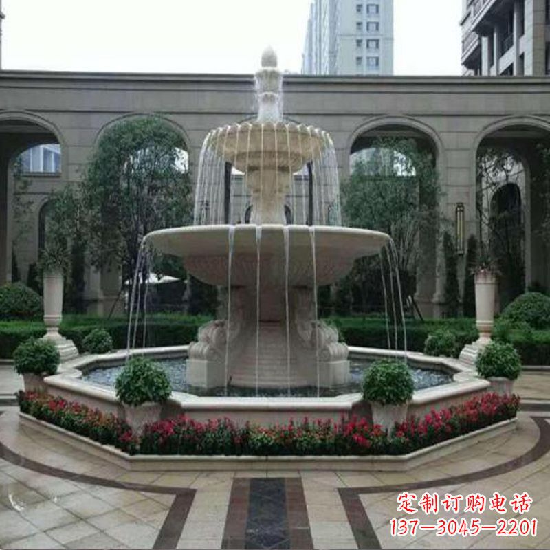 运城园林石雕喷泉雕塑