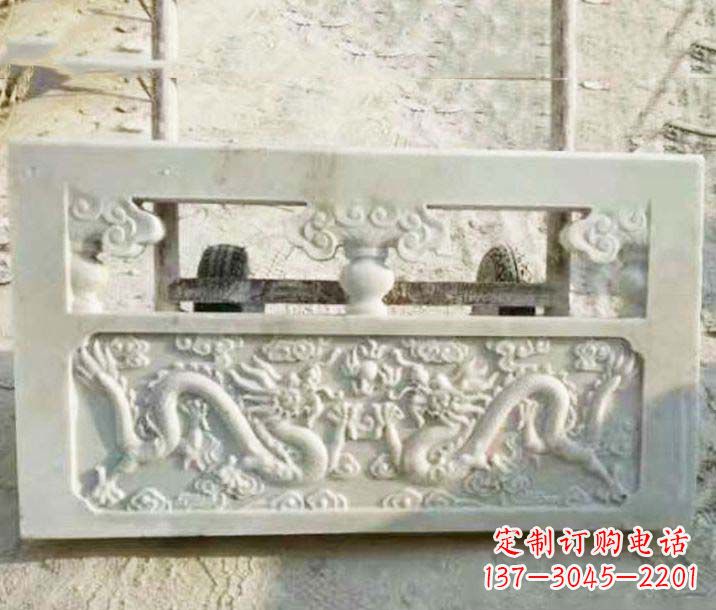 运城园林石浮雕栏板景观石雕