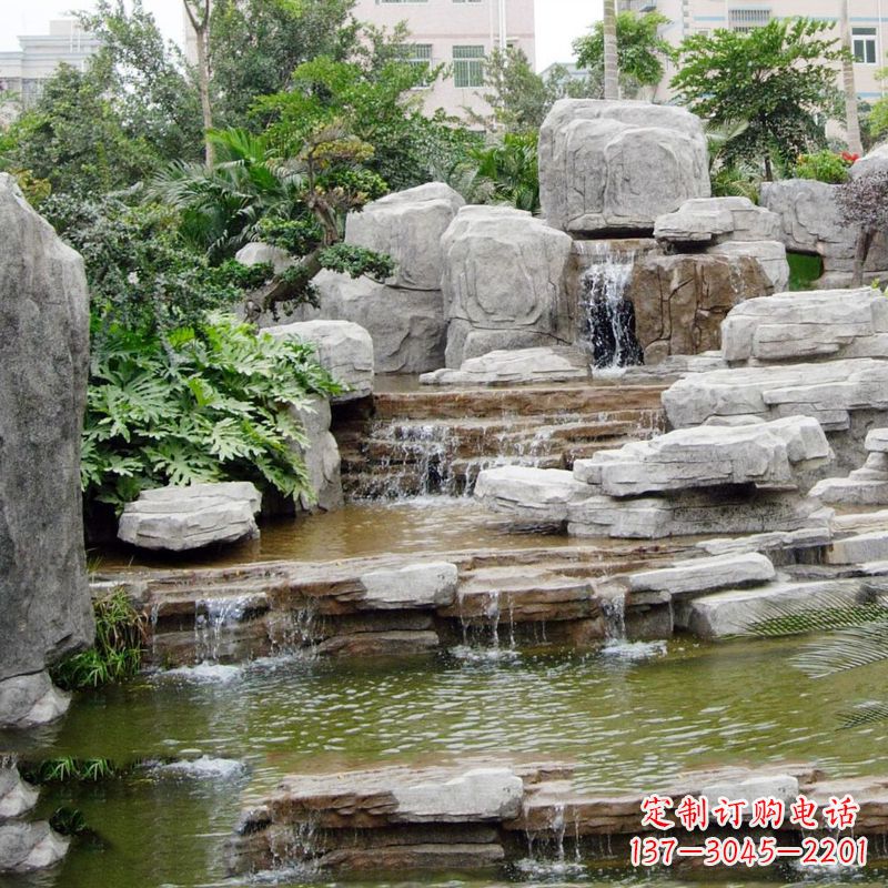 运城园林石头假山流水