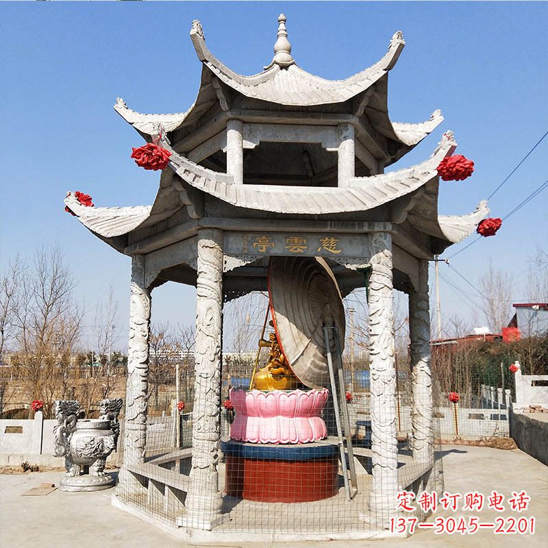 运城园林亭子双层凉亭