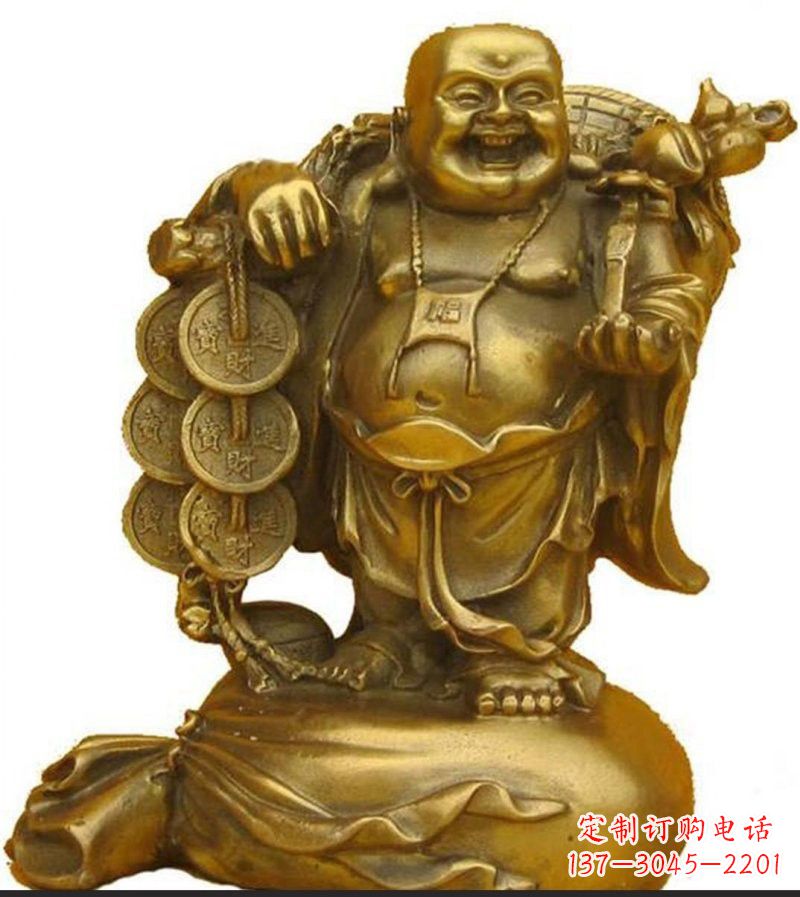 运城招财弥勒佛铜雕