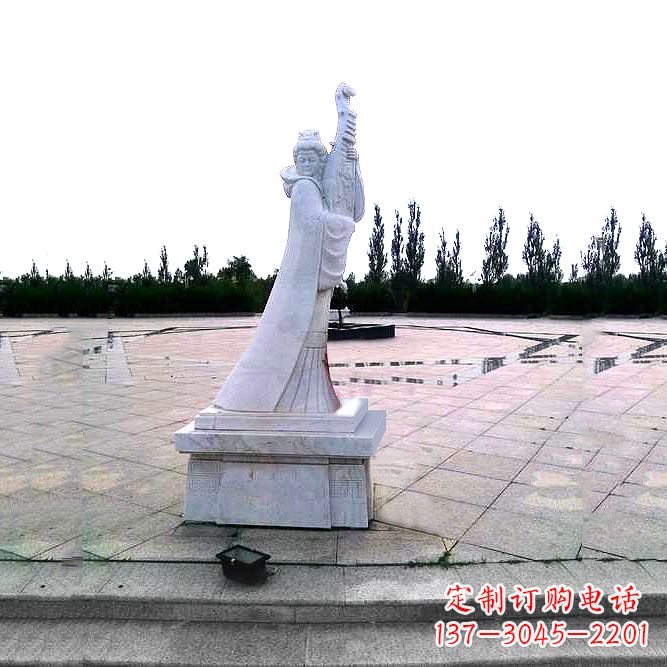 运城中国古代四大美女之王昭君广场石雕塑
