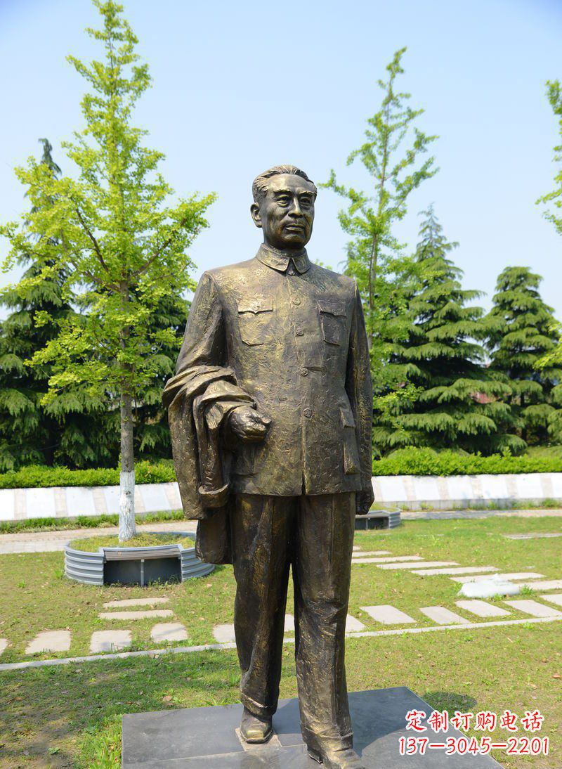 运城周总理伟人铜雕