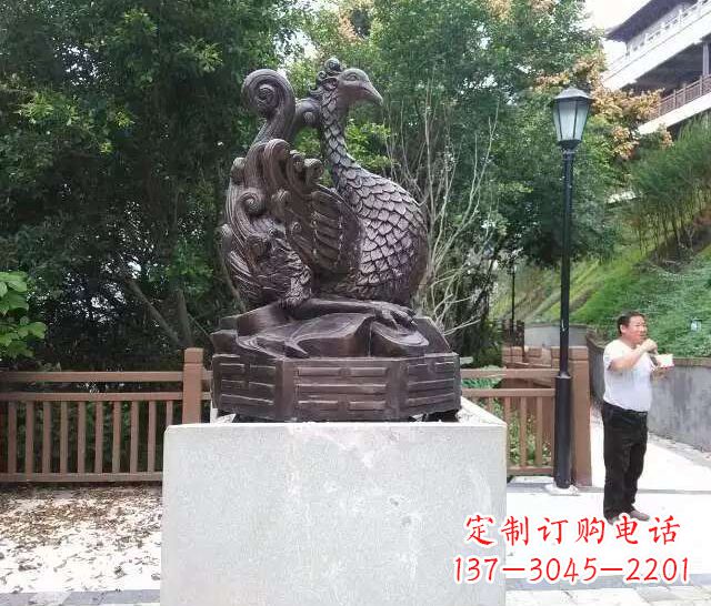 运城朱雀神兽雕塑