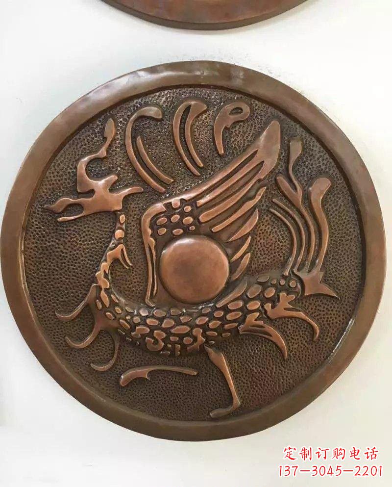 运城朱雀铜浮雕