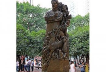 运城徐悲鸿铜雕