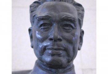 运城周恩来头像铜雕