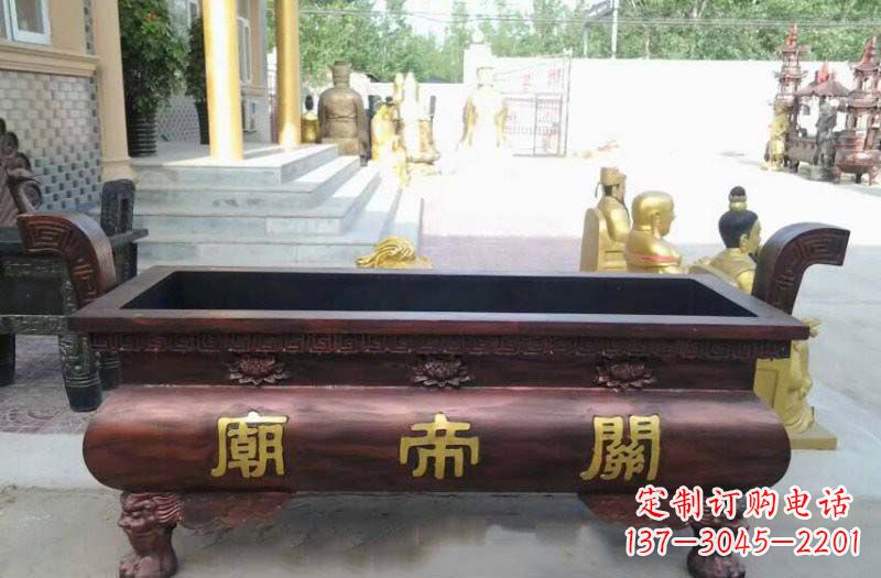 运城铸铜关帝庙香炉
