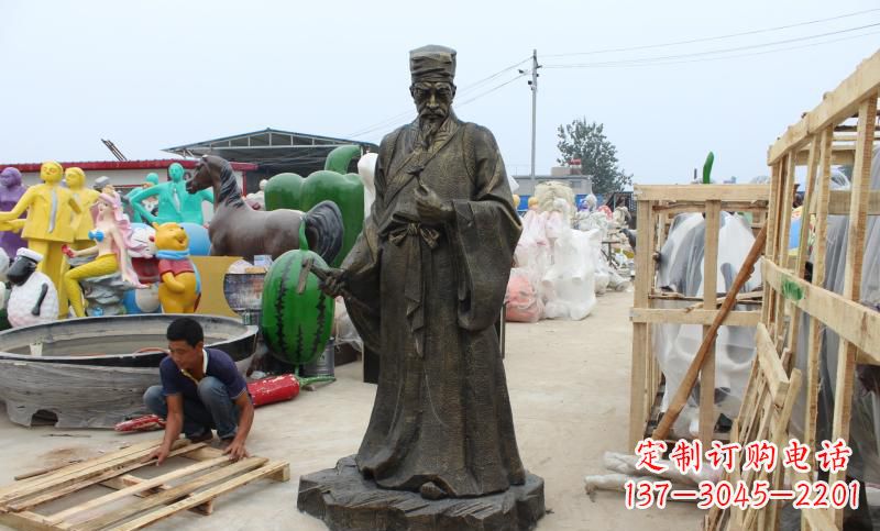 运城铸铜李时珍雕塑