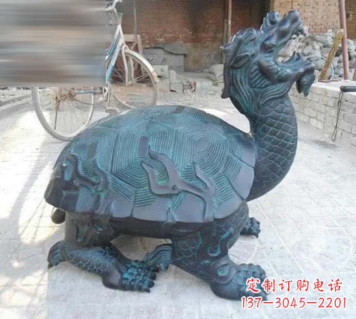 运城铸铜龙龟雕塑222