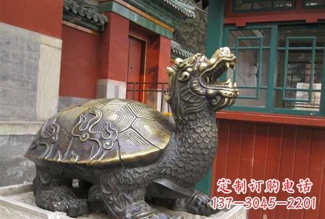 运城铸铜龙龟雕塑