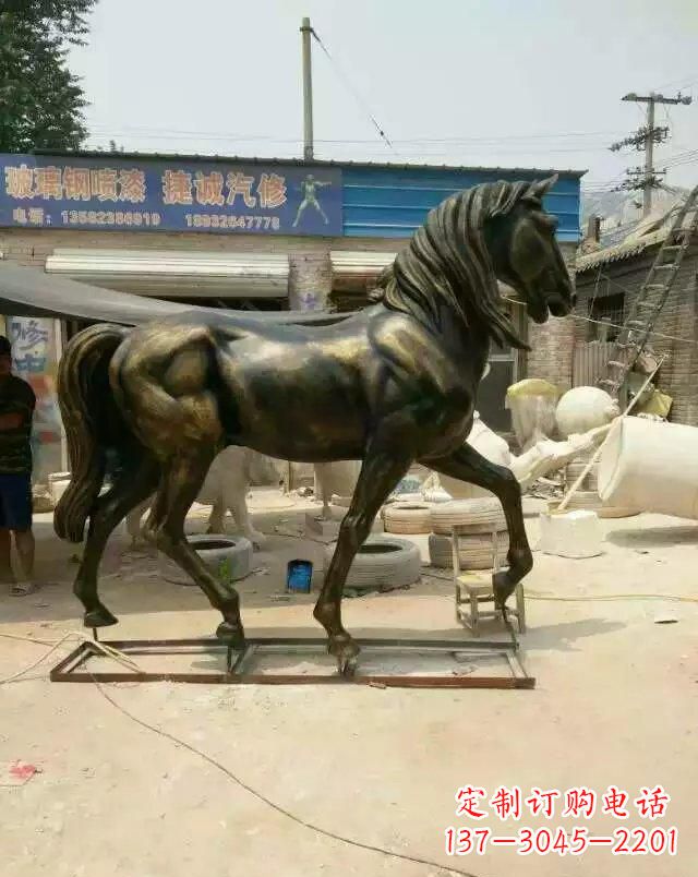 运城铸铜马雕塑