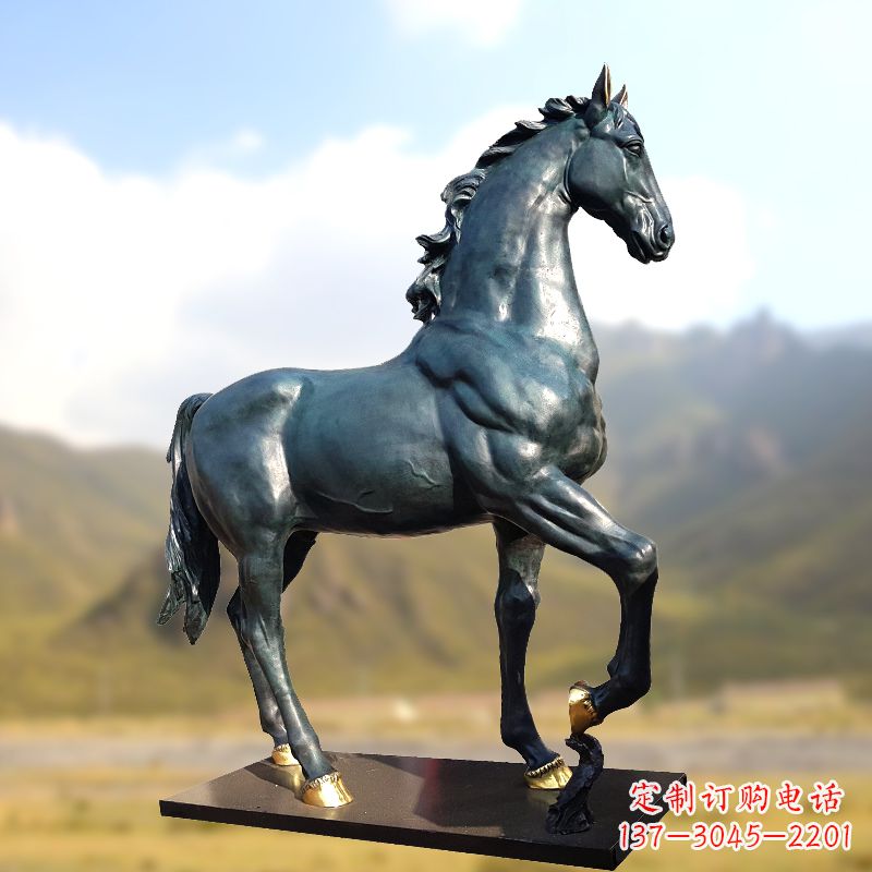 运城铸铜马铜雕塑