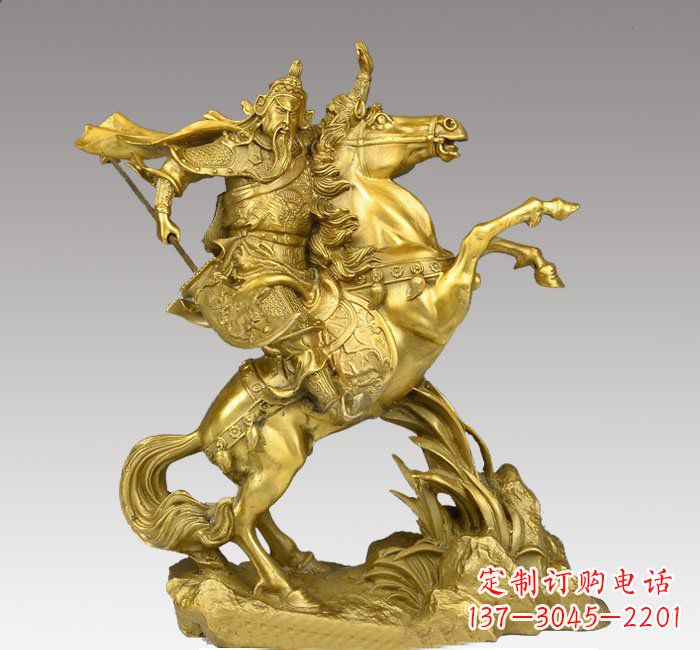 运城铸铜骑马关公