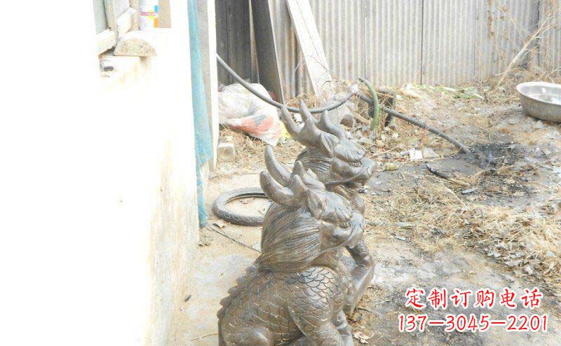 运城铸铜麒麟古代神兽铜雕