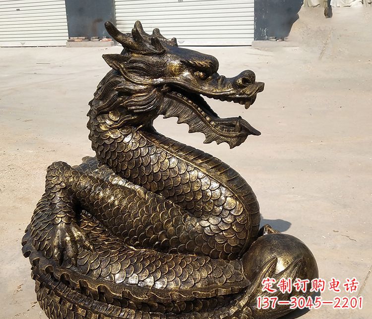 运城铸铜神龙雕塑