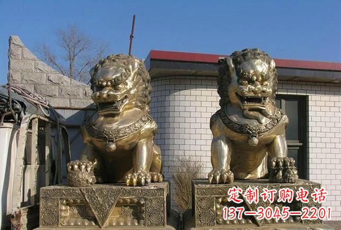 运城铸铜狮子雕塑