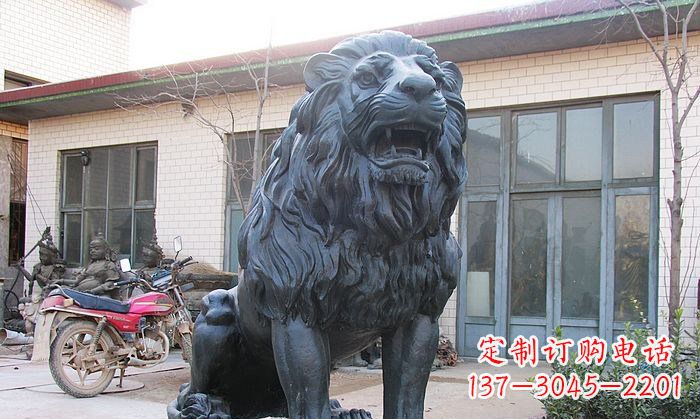 运城铸铜狮子铜雕