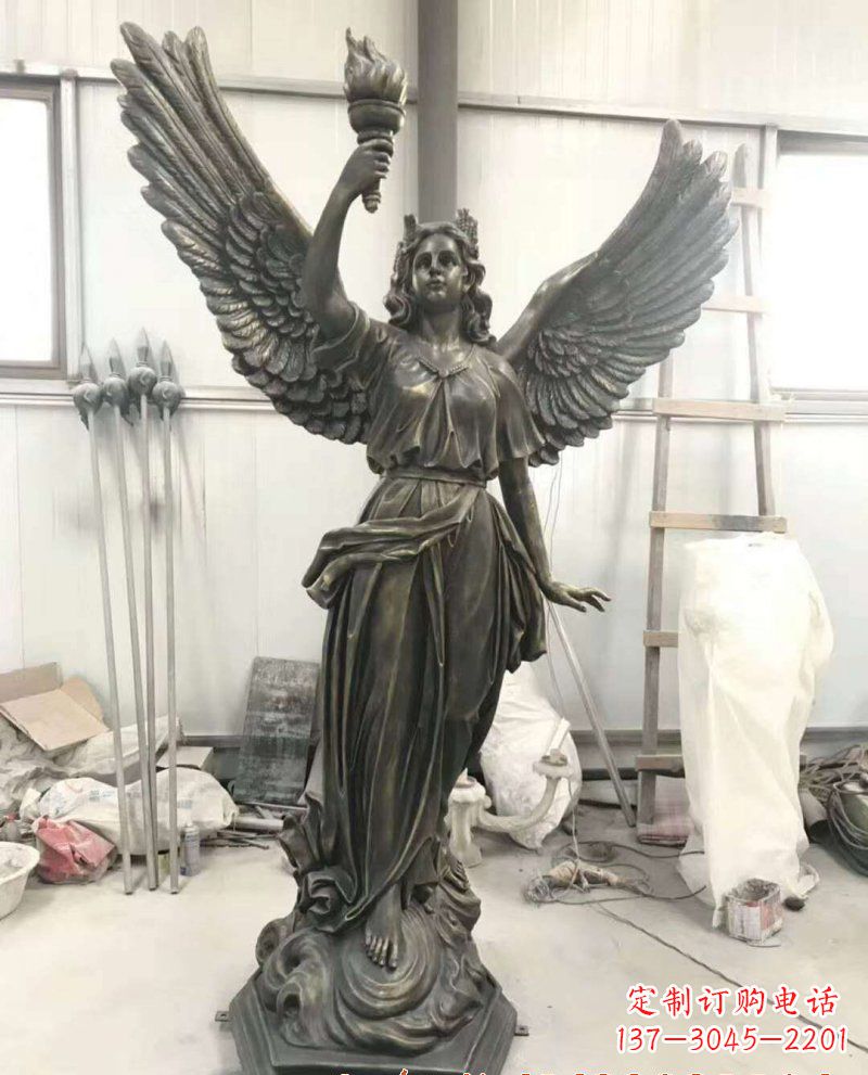 运城自由女神像铜雕